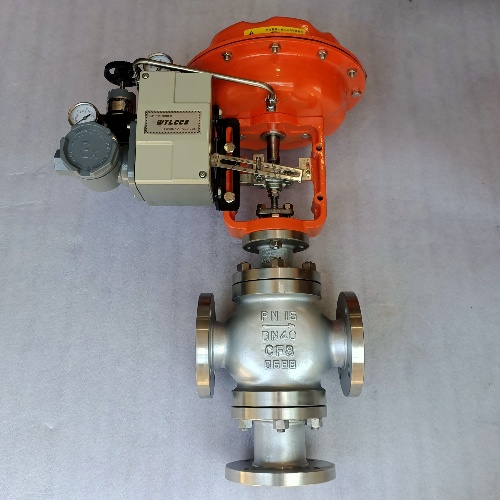 气动三通调节阀